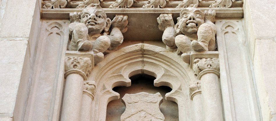 Artistic stone architecture